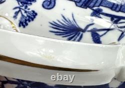 Royal Crown Derby Blue Mikado Water Jug Pitcher 1912 Date Stamp 5 3/4 tall