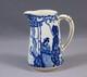 Royal Crown Derby Blue Mikado Water Jug Pitcher Pot Rare 5 Tall England