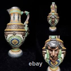 Royal Doulton 19th Century Water Pitcher Antique 11.8x4.3