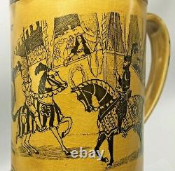 Royal Doulton Eglinton Tournament 1839 Pitcher Water Jug Medieval Jousting