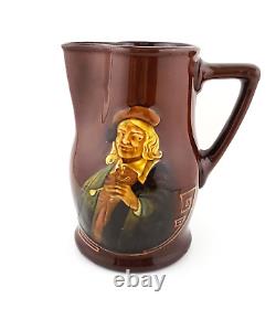 Royal Doulton Kingsware William Hogarth Whiskey Water Motto Pitcher Jug