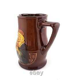 Royal Doulton Kingsware William Hogarth Whiskey Water Motto Pitcher Jug