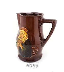 Royal Doulton Kingsware William Hogarth Whiskey Water Motto Pitcher Jug