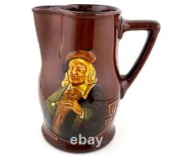 Royal Doulton Kingsware William Hogarth Whiskey Water Motto Pitcher Jug Mint