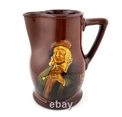 Royal Doulton Kingsware William Hogarth Whiskey Water Motto Pitcher Jug Mint