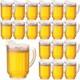 Rtteri 16 Pack 32 Oz Clear Plastic Water Pitcher Bulk Mini Durable