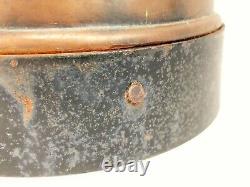 Rustic Primitive Vintage Copper Pitcher Water Jug Hand Wrought Soldered Antique