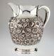 S Kirk & Son. Sterling Silver Hand-chased Water Pitcher In Repousse 210af