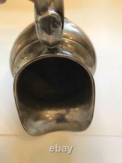 SCRAP or NOT-Sterling Silver Preisner water pitcher-645 grams-dented-tarnished