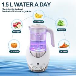 SPE/PEM Technology Hydrogen Water Jug 50 oz Large Capacity & Antioxidant Power