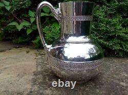 STUNNING RARE c1866 ANTIQUE TIFFANY & CO SILVER 19th CENTURY WATER JUG / PITCHER