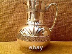 STUNNING RARE c1866 ANTIQUE TIFFANY & CO SILVER 19th CENTURY WATER JUG / PITCHER