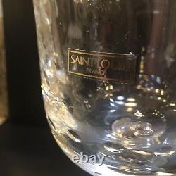 Saint Louis Bubbles Water Pitcher Jug Crystal Original Label Retails $770