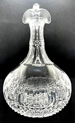 Saint Louis Tommy Pitcher/Water Jug, Hand-Cut Clear Crystal, France, Acid-Marked