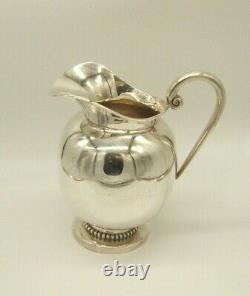 Sanborns Sterling Silver Water Pitcher Art Deco Design 736g