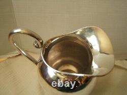 Sanborns Sterling Silver Water Pitcher Art Deco Design 736g