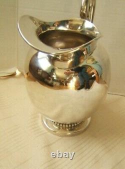 Sanborns Sterling Silver Water Pitcher Art Deco Design 736g