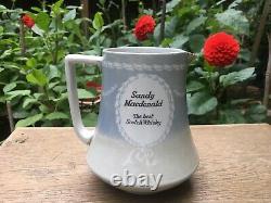 Sandy Macdonald Scotch Whisky Water Pub Jug early Shelley RARE