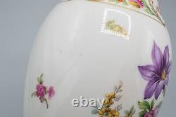 Schumann Empress Dresden Flowers Hot Water Jug Pitcher Coffee Pot MISSING Lid