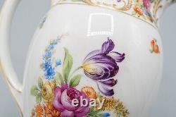 Schumann Empress Dresden Flowers Hot Water Jug Pitcher Coffee Pot MISSING Lid