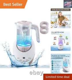 Self-Cleaning Hydrogen Water Pitcher 50 oz BPA-Free Jug for Health Enthusiasts