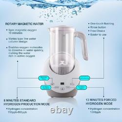 Self-Cleaning Hydrogen Water Pitcher 50 oz BPA-Free Jug for Health Enthusiasts