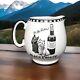 Shelley Black & White Buchanan's Scotch Whisky Advertising Water Pitcher Jug