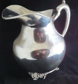 Silver Water Pitcher 850g Marked Liverpool Eagle 2 Sterling. 925 MBR Mexico DF