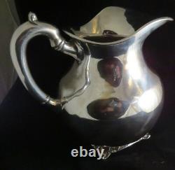 Silver Water Pitcher 850g Marked Liverpool Eagle 2 Sterling. 925 MBR Mexico DF