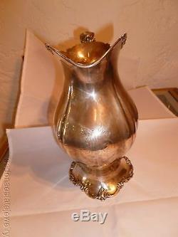 Silver Water Pitcher Fine Sterling 9 high 688.3 Grams Vintage Amazing Estate