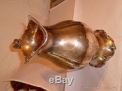 Silver Water Pitcher Fine Sterling 9 high 688.3 Grams Vintage Amazing Estate