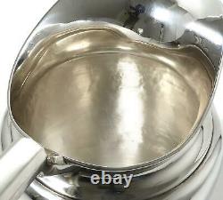 Silver water pitcher (jug) # M488. USA, Alvin 2 QT