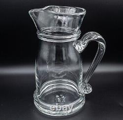 Simon Pearce Windsor Glass Water Pitcher Jug 8 High FREE USA SHIPPING