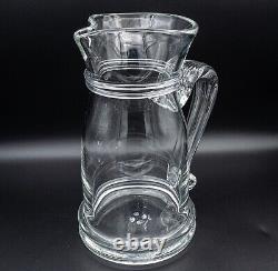 Simon Pearce Windsor Glass Water Pitcher Jug 8 High FREE USA SHIPPING