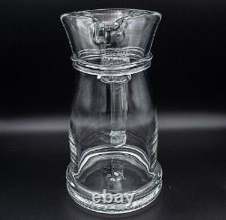 Simon Pearce Windsor Glass Water Pitcher Jug 8 High FREE USA SHIPPING