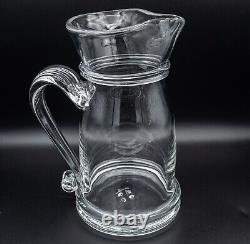 Simon Pearce Windsor Glass Water Pitcher Jug 8 High FREE USA SHIPPING