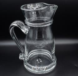 Simon Pearce Windsor Glass Water Pitcher Jug 8 High FREE USA SHIPPING