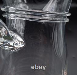 Simon Pearce Windsor Glass Water Pitcher Jug 8 High FREE USA SHIPPING