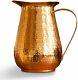 Solid Handmade Cold Water Pitcher 100% Pure Copper Hand Hammered Large 68oz Jug
