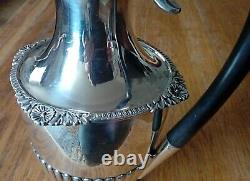 Solid Silver Claret Jug Ewer Water, Walker Hall Sheffield 1914