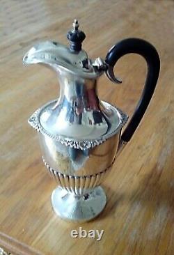 Solid Silver Claret Jug Ewer Water, Walker Hall Sheffield 1914