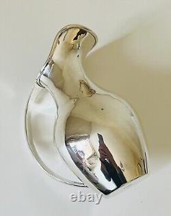 Solid Silver Claret Jug / Water Ewer C Zurita Modernist Design