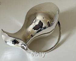 Solid Silver Claret Jug / Water Ewer C Zurita Modernist Design