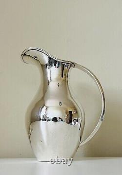 Solid Silver Claret Jug / Water Ewer C Zurita Modernist Design