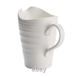 Sophie Conran 28 oz Medium Porcelain Pitcher Elegant Jug for Serving Water