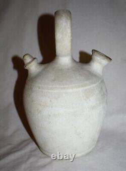 Spanish Botijo Búcaro Pottery Water Jug Pottery Unglazed 9 Pitcher Clay VTG