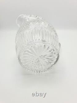 Splendid Antique Georgian Cut Glass Water Jug English 1820 Pitcher Décor