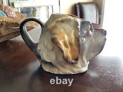 St. Bernard Dog Water Pitcher? Royal Bayreuth? Excellent Condition 9 Inch