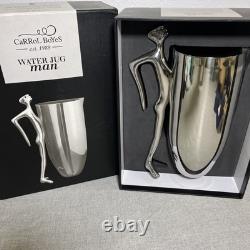 Standing Man Jug Figure Handle Water Pitcher 11 Tall Carrol Boyes In Box