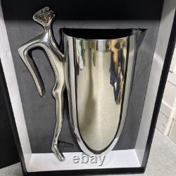 Standing Man Jug Figure Handle Water Pitcher 11 Tall Carrol Boyes In Box